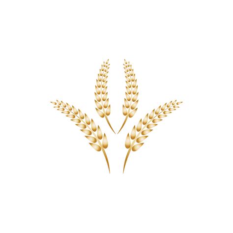 Wheat logo vector icon illustration 14586088 Vector Art at Vecteezy