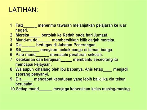 Latihan Kata Bantu Ragam : Topik 6 Kata Bantu - Yana Lima