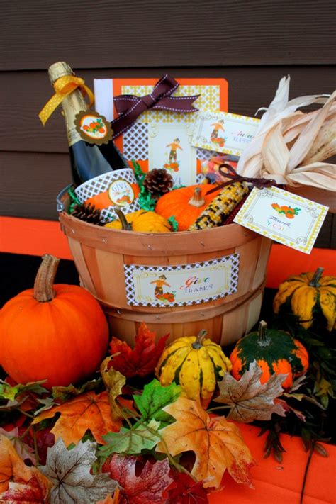 Thanksgiving DIY Gratitude Gift Basket - Party Ideas | Party Printables ...