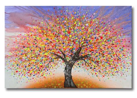 Abstract Tree Of Life Painting | WallMaya.com | Baumbilder, Baumkunst ...