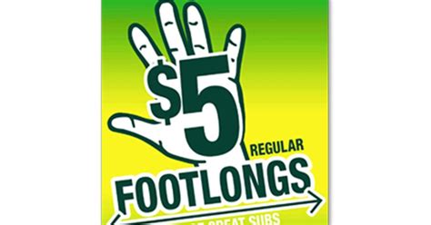 Say Good-bye to Subway’s $5 Footlong