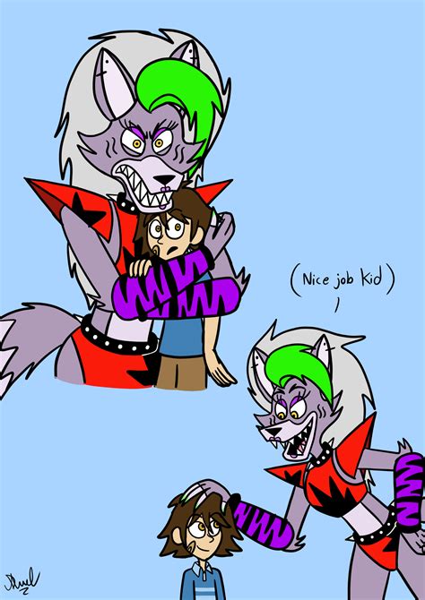 Roxanne protects Gregory AU by Fanartist2020 on DeviantArt