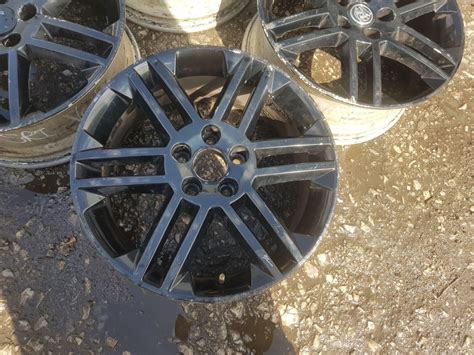 VAUXHALL VECTRA C 4X 17" 6X TWIN SPOKE BLACK ALLOY WHEELS | eBay