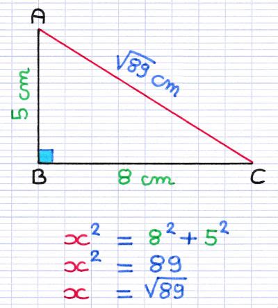 Calculer la Longueur d'une Hypoténuse avec Pythagore