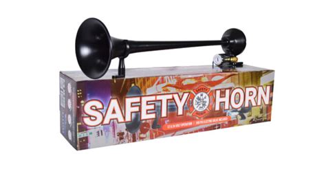 HornBlasters Safety 228H Loud Fire Truck Air Horn Kit w/ Compressor - 1 ...