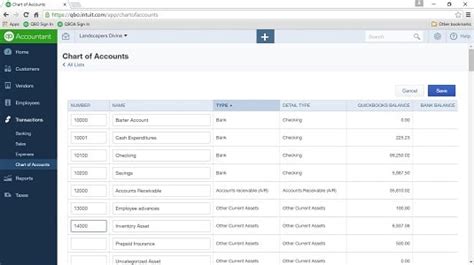 Edit Multiple Chart Of Accounts Quickbooks - Chart Examples