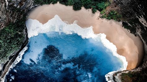 4k Drone View Beach Wallpapers - Wallpaper Cave