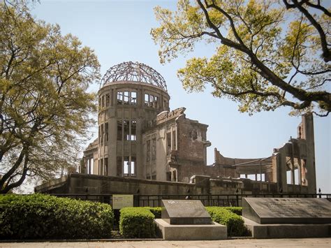 Hiroshima Atomic Bomb Dome during Spring (World Heritage Japan)