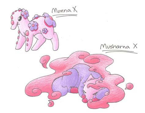 Munna Evolution Series X by CelestialTentails on DeviantArt