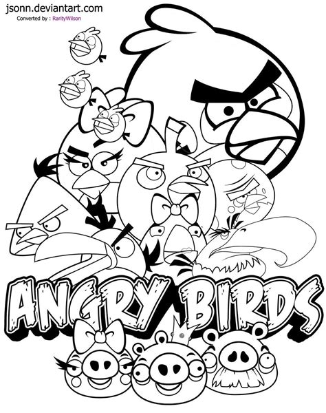 Angry Birds Pigs Coloring Pages