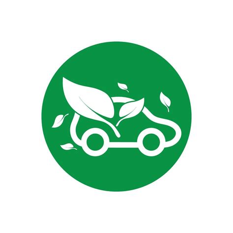 eco car and electric green car technology icon logo vector. 8103487 ...