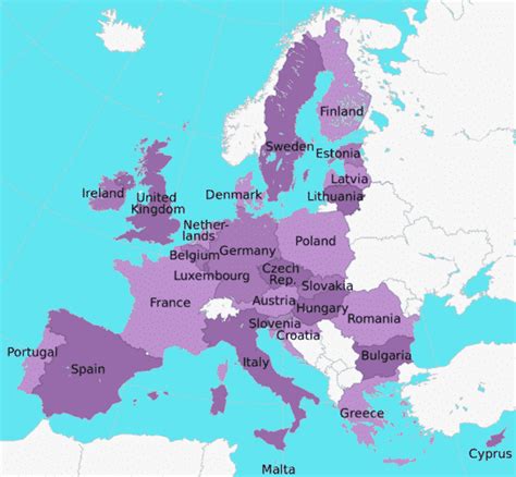 EU Map | European Union Map 2023