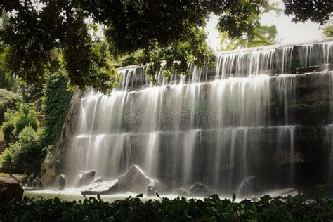 The Falls Garden in Eur Lake, Rome Stock Photo - Image of garden ...