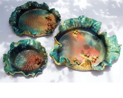 Ceramic Decorative Plates | Ocean Collection | Kopái - Paar | Indian ...