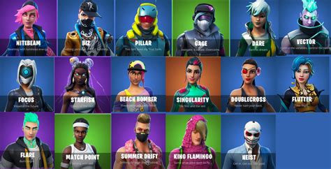 Fortnite Leaked Upcoming Skins Fortnite Skins