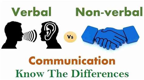 Differences Between Verbal And Non Verbal Communication - Schoolings