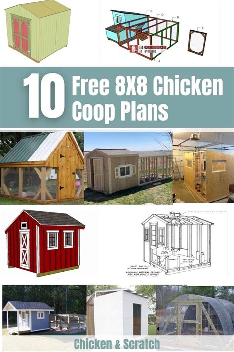 10 Free 8x8 Chicken Coop Plans You Can DIY This Weekend