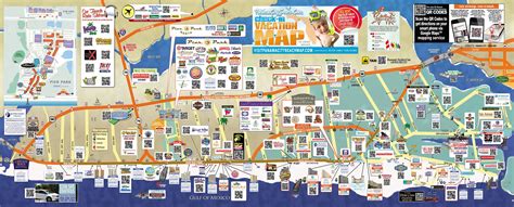 Official Visitors Map for Panama City Beach, Florida