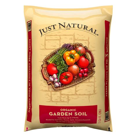 Just Natural 1-cu ft Organic Garden Soil at Lowes.com