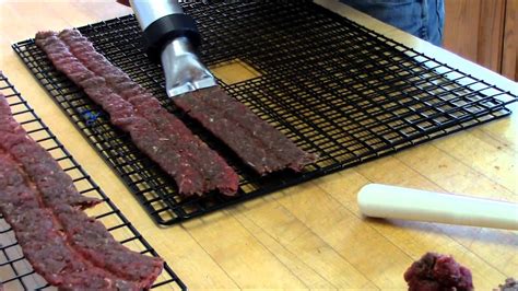 Homemade ground venison jerky. Making Deer Jerky with our Jerky Blaster ...