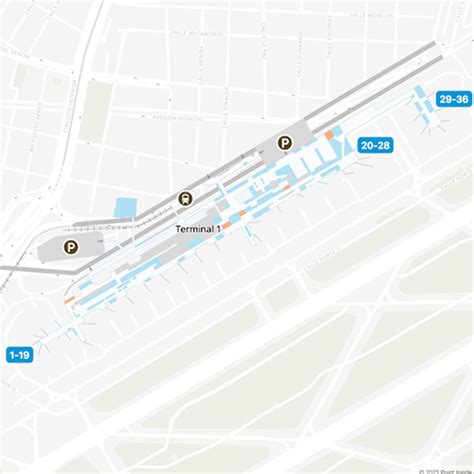 Mexico City Benito Juarez Airport MEX Terminal 2 Map