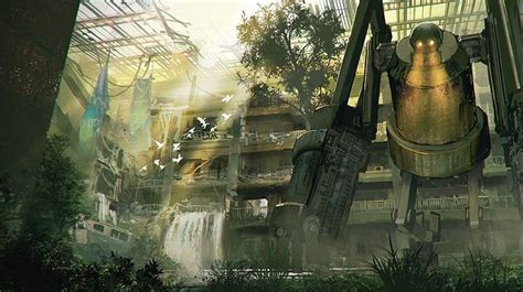 Nier Automata concept art | Environment concept art, Nier automata ...