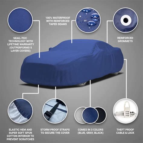 Seal Skin Covers Supreme Car Cover Blue For Corvette in the Universal ...