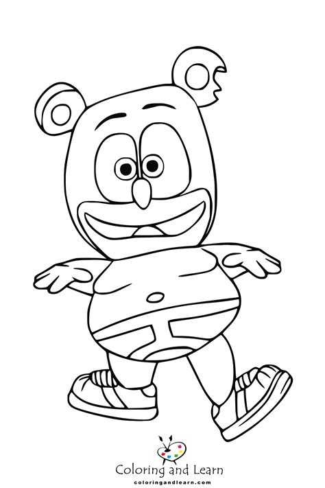 Gummy Bear Coloring Pages (FREE) (2024) - Coloring and Learn