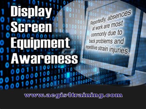 Display Screen Equipment Awareness Training program - Aegis 4 Training