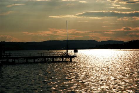 Lake Zurich | Sunset on Lake Zurich in Rapperswil Switzerlan… | Ken ...