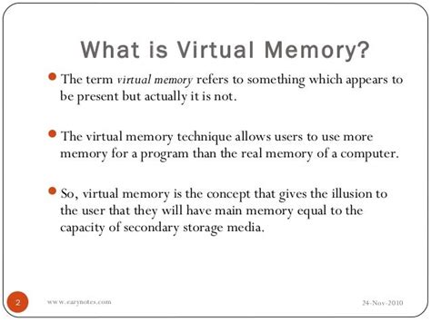 Virtual memory