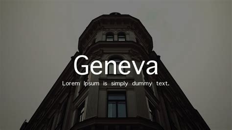 Geneva Font : Download Free for Desktop & Webfont