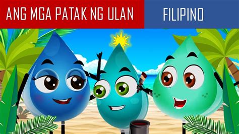 ANG MGA PATAK NG ULAN | The Raindrops Story | Filipino Fairy Tales ...