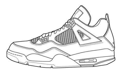 #sneakers #jordan4 #jumpman | Sneakers drawing, Shoes drawing, Shoe ...