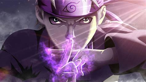 Naruto Uzumaki Purple Power Live Wallpaper