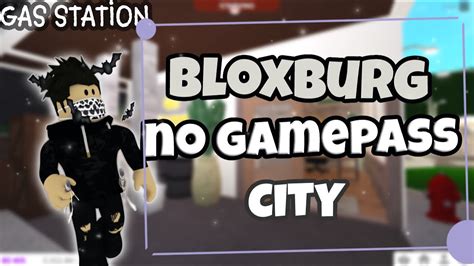 Building a GAS STATION - Bloxburg NO GAMEPASS CITY ep8 - YouTube