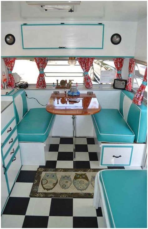 Retro Camper Interior Ideas 136 | Vintage camper interior, Caravan ...