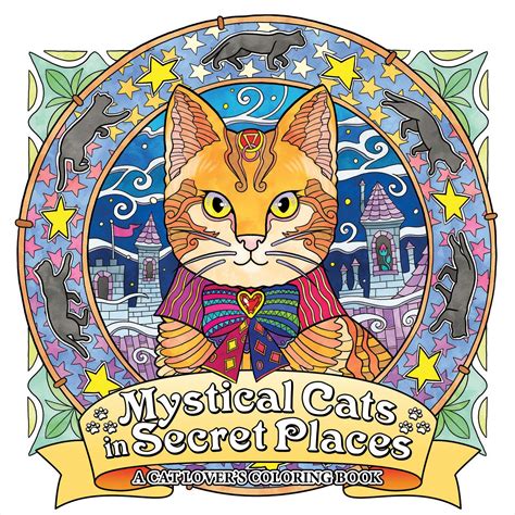 Mystical Cats in Secret Places A Cat Lover's Coloring Book by ...