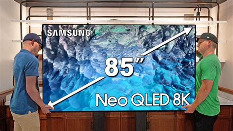 Enormous 85" Samsung 8k Neo QLED - YouTube