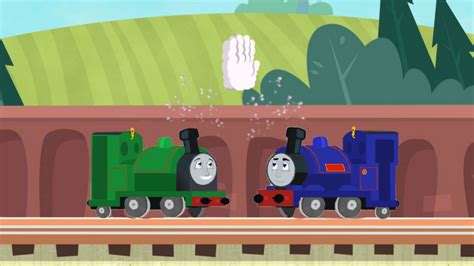 Sir Handel and Peter Sam “Sky Fiving” | Fandom