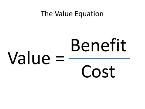 PPT - Balancing the Value Equation: Teaching and Assessing Cost ...