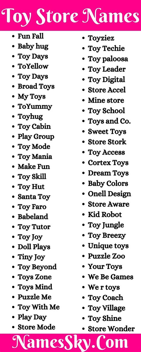 Toy Store Names: 290+ Online Names For Toy Company & Business