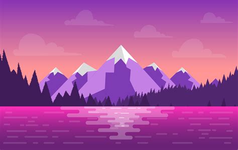 Vector Landscape illustration 359187 Vector Art at Vecteezy