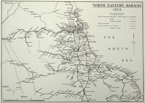 North Eastern Railway Map