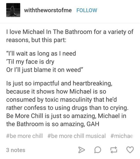 Be more chill tumblr post | Be more chill, Be more chill musical, Chill ...