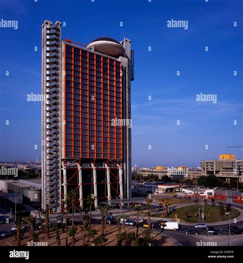 Hesperia Tower Hotel, Barcelona Stock Photo, Royalty Free Image ...