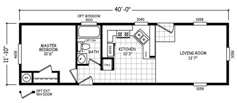 Mobile Home Floor Plans - Single Wide & Double Wide Manufactured Home ...