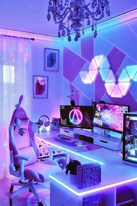 Small gaming room ideas Gamer room design Gaming computer room Cool ...