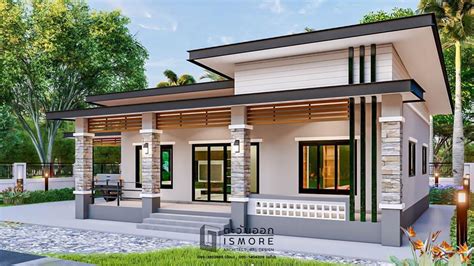 Contemporary Single Floor House Design with Spacious Verandah - Pinoy ...