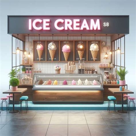 8 Ice Cream Shop Design Ideas